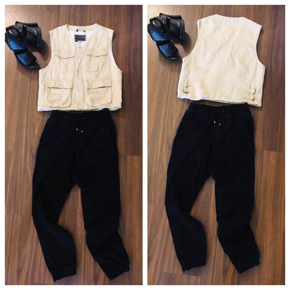 RARE Vintage Versace Utility Safari Vest - Picture 4 of 7